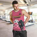 Custom Australia Day Panthers Men Tank Top NRL 2024 Sydney Opera House With Map - Pink