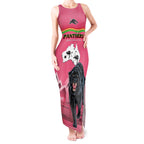 Custom Australia Day Panthers Tank Maxi Dress NRL 2024 Sydney Opera House With Map - Pink