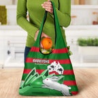 Australia Day Rabbitohs Grocery Bag NRL 2024 Sydney Opera House With Map