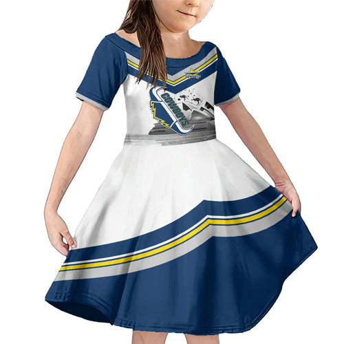 Custom Australia Day Cowboys Family Matching Mermaid Dress and Hawaiian Shirt NRL 2024 Sydney Opera House With Map