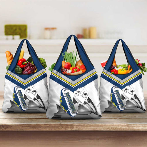 Australia Day Cowboys Grocery Bag NRL 2024 Sydney Opera House With Map