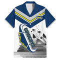 Custom Australia Day Cowboys Hawaiian Shirt NRL 2024 Sydney Opera House With Map