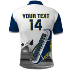 Custom Australia Day Cowboys Polo Shirt NRL 2024 Sydney Opera House With Map