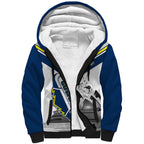 Custom Australia Day Cowboys Sherpa Hoodie NRL 2024 Sydney Opera House With Map