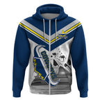 Custom Australia Day Cowboys Zip Hoodie NRL 2024 Sydney Opera House With Map