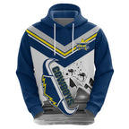 Custom Australia Day Cowboys Zip Hoodie NRL 2024 Sydney Opera House With Map