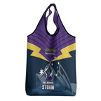 Australia Day Storm Grocery Bag NRL 2024 Sydney Opera House With Map