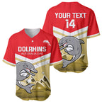 Custom Australia Day Dolphins Baseball Jersey NRL 2024 With Sydney Opera House