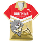 Custom Australia Day Dolphins Hawaiian Shirt NRL 2024 With Sydney Opera House