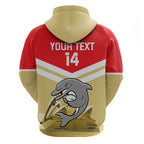 Custom Australia Day Dolphins Hoodie NRL 2024 With Sydney Opera House