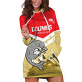 Custom Australia Day Dolphins Hoodie Dress NRL 2024 With Sydney Opera House