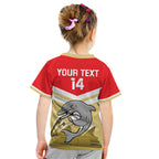 Custom Australia Day Dolphins Kid T Shirt NRL 2024 With Sydney Opera House