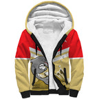 Custom Australia Day Dolphins Sherpa Hoodie NRL 2024 With Sydney Opera House