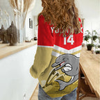 Custom Australia Day Dolphins Women Casual Shirt NRL 2024 With Sydney Opera House