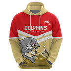 Custom Australia Day Dolphins Zip Hoodie NRL 2024 With Sydney Opera House