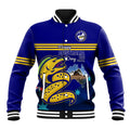 Custom Australia Day Eels Baseball Jacket NRL 2024 Sydney Opera House With Map