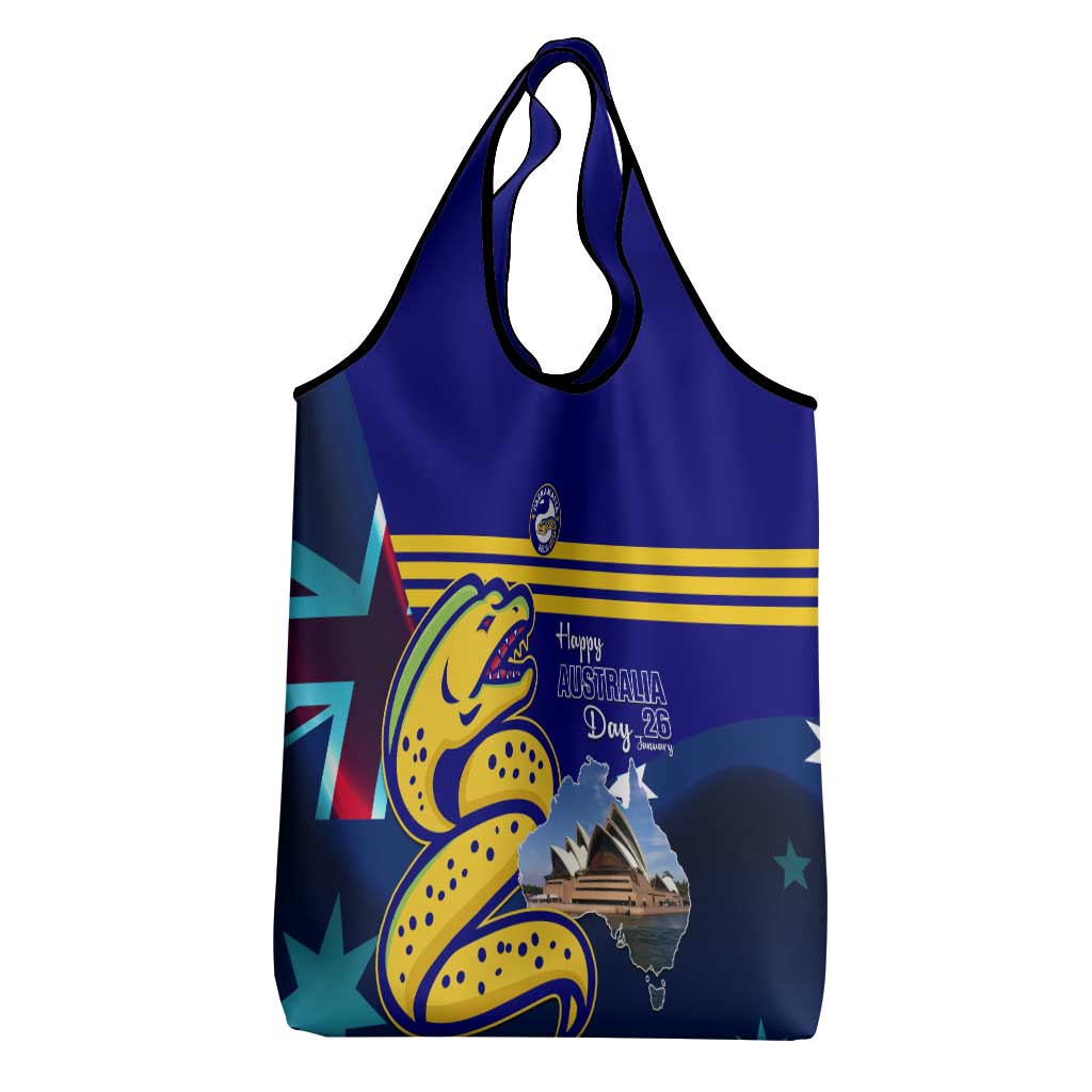 Australia Day Eels Grocery Bag NRL 2024 Sydney Opera House With Map