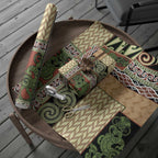 Beige Aotearoa Kowhaiwhai Pattern Wrapping Paper NZ Maori Quilt Style - Aussie Hoodie