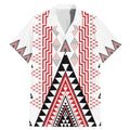 Aotearoa Taniko Family Matching Mermaid Dress and Hawaiian Shirt Niho Taniwha Purapura Whetu Mix Poutama