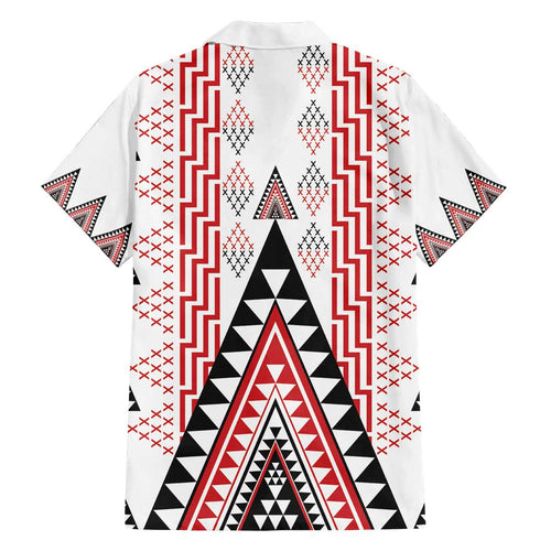 Aotearoa Taniko Family Matching Off The Shoulder Long Sleeve Dress and Hawaiian Shirt Niho Taniwha Purapura Whetu Mix Poutama