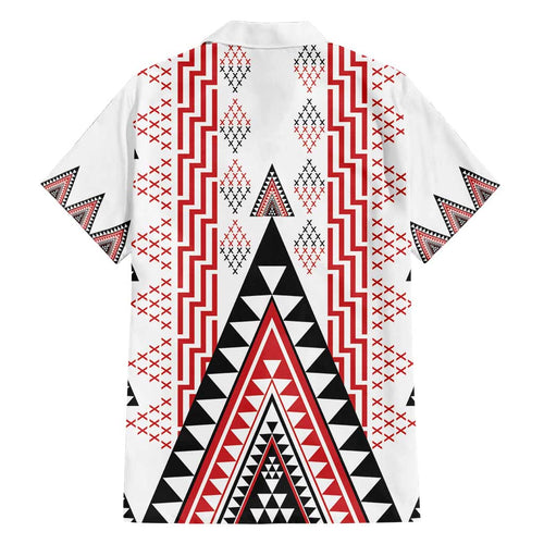 Aotearoa Taniko Family Matching Off Shoulder Short Dress and Hawaiian Shirt Niho Taniwha Purapura Whetu Mix Poutama