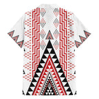 Aotearoa Taniko Family Matching Puletasi and Hawaiian Shirt Niho Taniwha Purapura Whetu Mix Poutama