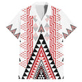 Aotearoa Taniko Family Matching Short Sleeve Bodycon Dress and Hawaiian Shirt Niho Taniwha Purapura Whetu Mix Poutama