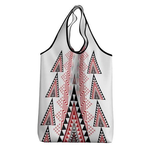 Aotearoa Taniko Grocery Bag Niho Taniwha Purapura Whetu Mix Poutama