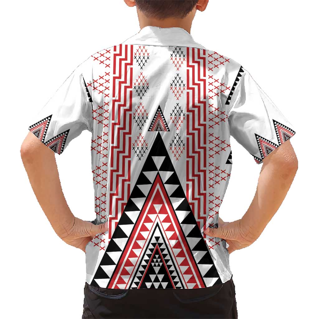 Aotearoa Taniko Hawaiian Shirt Niho Taniwha Purapura Whetu Mix Poutama