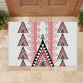 Aotearoa Taniko Rubber Doormat Niho Taniwha Purapura Whetu Mix Poutama