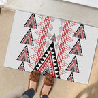 Aotearoa Taniko Rubber Doormat Niho Taniwha Purapura Whetu Mix Poutama