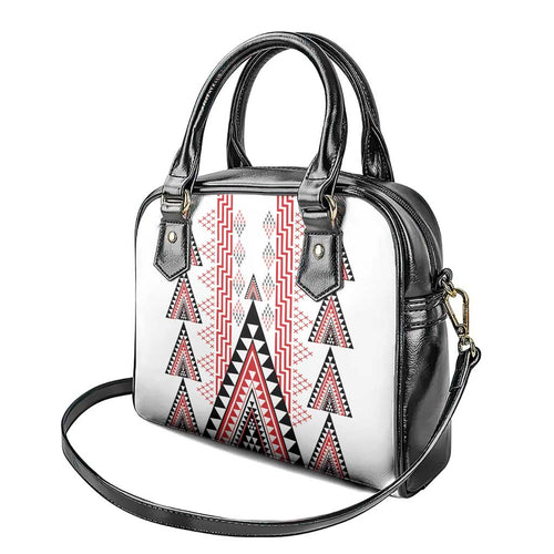 Aotearoa Taniko Shoulder Handbag Niho Taniwha Purapura Whetu Mix Poutama
