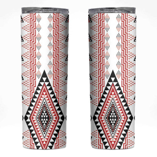 Aotearoa Taniko Skinny Tumbler Niho Taniwha Purapura Whetu Mix Poutama