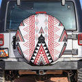 Aotearoa Taniko Spare Tire Cover Niho Taniwha Purapura Whetu Mix Poutama