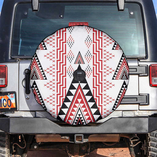 Aotearoa Taniko Spare Tire Cover Niho Taniwha Purapura Whetu Mix Poutama