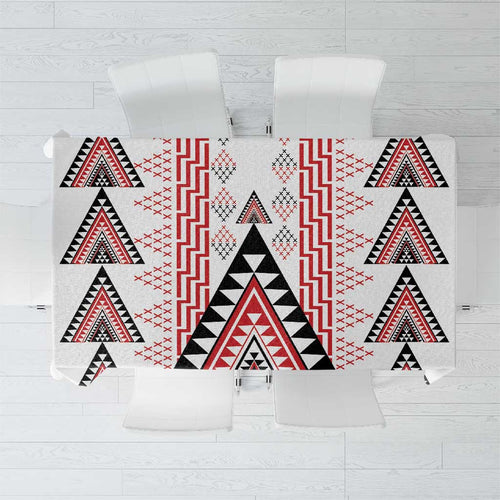Aotearoa Taniko Tablecloth Niho Taniwha Purapura Whetu Mix Poutama