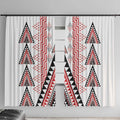 Aotearoa Taniko Window Curtain Niho Taniwha Purapura Whetu Mix Poutama