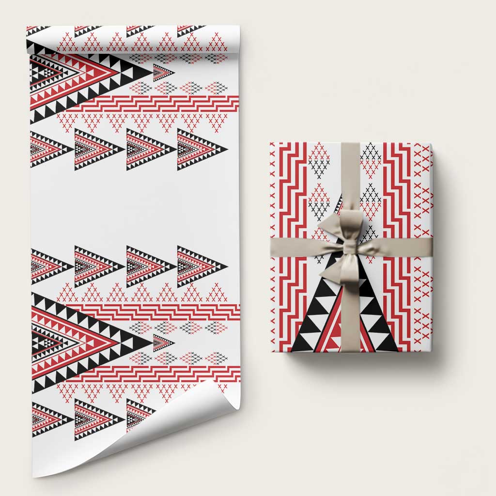 Aotearoa Taniko Wrapping Paper Niho Taniwha Purapura Whetu Mix Poutama - Aussie Hoodie