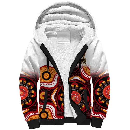custom-text-and-number-australia-indigenous-rugby-sherpa-hoodie-all-stars-aborigine-dreamtime-white-version