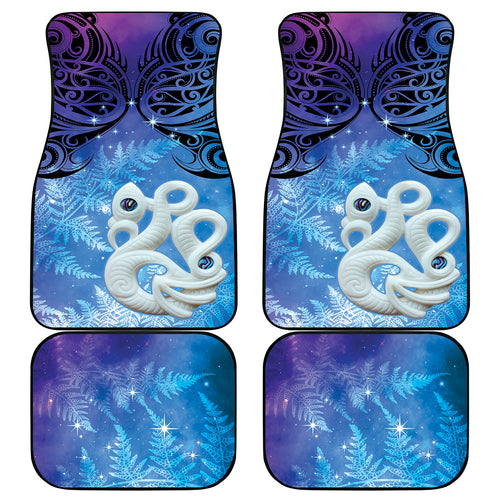 New Zealand Matariki Car Mats Aotearoa Maori New Year Manaia Galaxy Vibes
