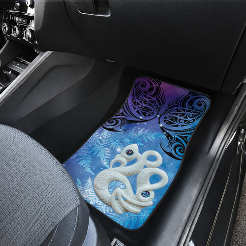 New Zealand Matariki Car Mats Aotearoa Maori New Year Manaia Galaxy Vibes