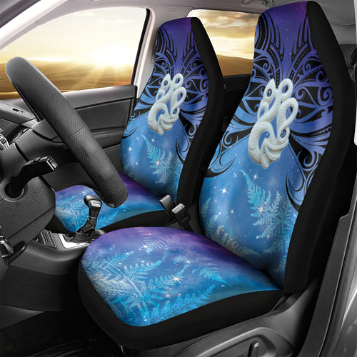 New Zealand Matariki Car Seat Cover Aotearoa Maori New Year Manaia Galaxy Vibes
