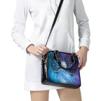 New Zealand Matariki Shoulder Handbag Aotearoa Maori New Year Manaia Galaxy Vibes