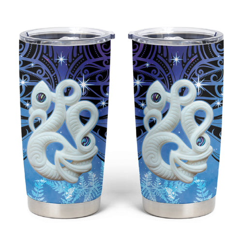 New Zealand Matariki Tumbler Cup Aotearoa Maori New Year Manaia Galaxy Vibes