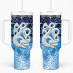 New Zealand Matariki Tumbler With Handle Aotearoa Maori New Year Manaia Galaxy Vibes