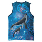 Paikea New Zealand Matariki Basketball Jersey Humpback Whale Taniko Motifs Ocean Vibes