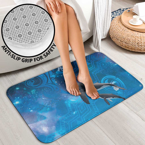 Paikea New Zealand Matariki Bathroom Set Humpback Whale Taniko Motifs Ocean Vibes