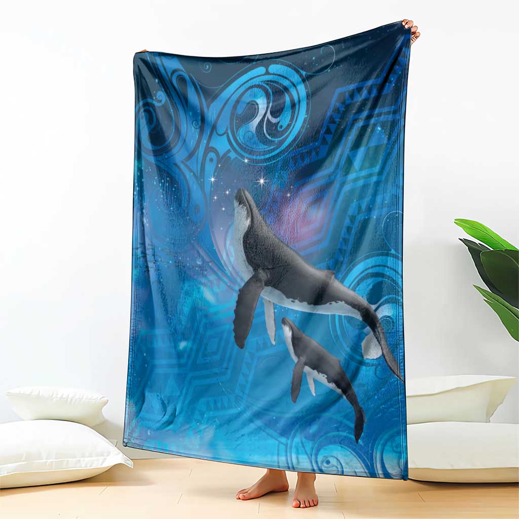 Paikea New Zealand Matariki Blanket Humpback Whale Taniko Motifs Ocean Vibes