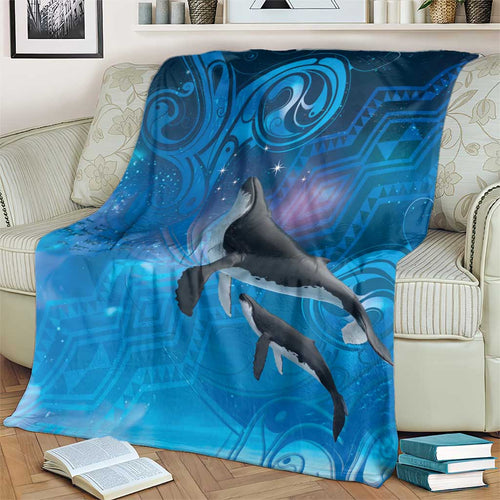 Paikea New Zealand Matariki Blanket Humpback Whale Taniko Motifs Ocean Vibes