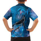Paikea New Zealand Matariki Family Matching Puletasi and Hawaiian Shirt Humpback Whale Taniko Motifs Ocean Vibes